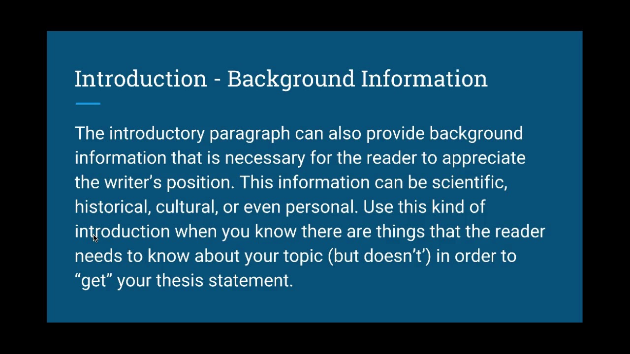 How to Write an Effective Argumentative Essay Introduction